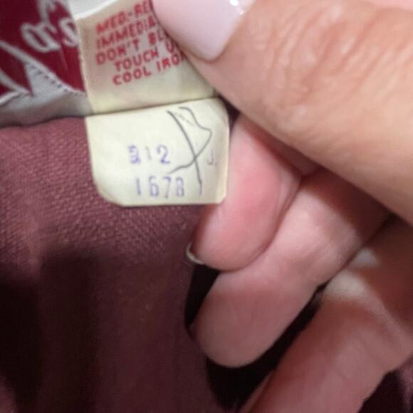 VTG Kay Windsor Belted Midi Dress Size 12 Union Made Collared Vintage - Picture 3 of 7